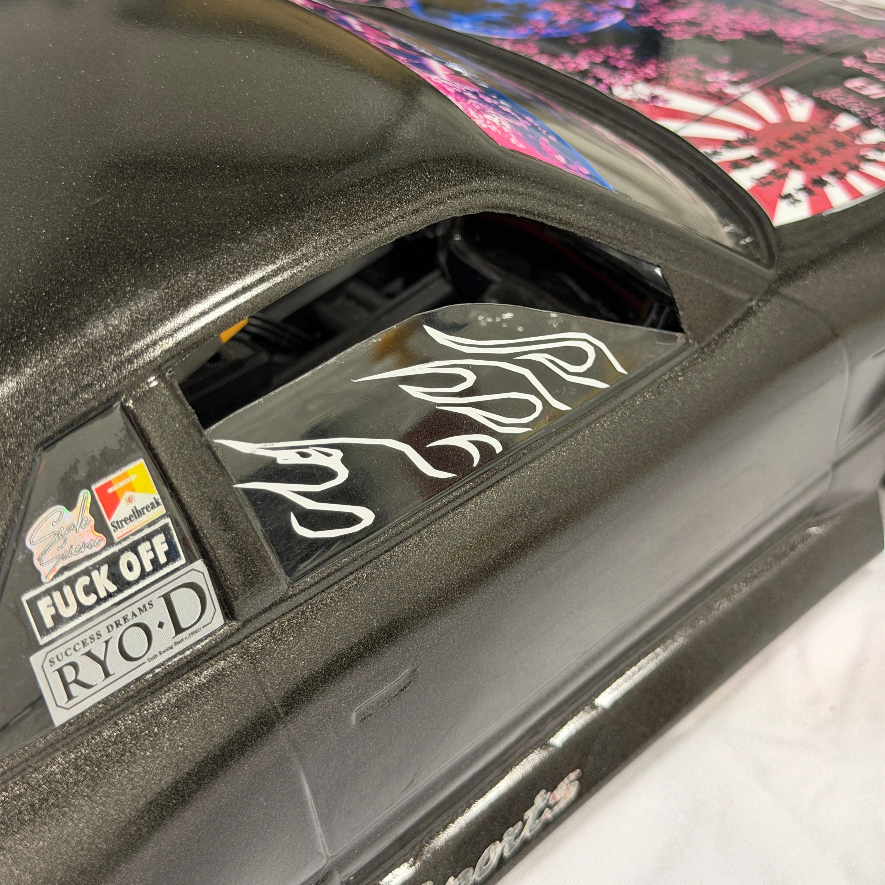 Window Flame Decal